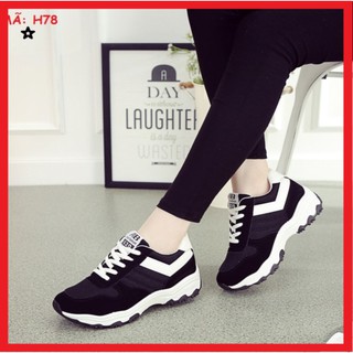 giày nữ trắng, giày nữ đẹp, giày thể thao nữ trắng, giày nữ tăng chiều cao, giày nữ đế cao