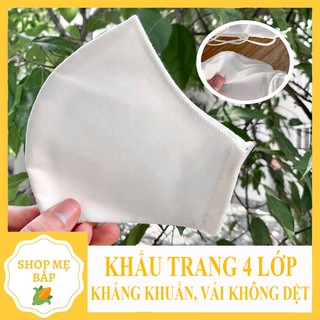 Khẩu Trang 4 Lớp Kháng Khuẩn❤️FREESHIP❤️Khẩu Trang Vải Không Dệt Cao Cấp Hàng Xuất Nhật (Đầy đủ giấy tờ)