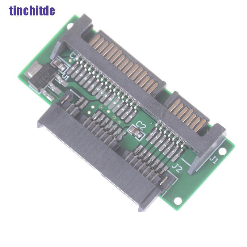 [Tinchitde] New 1.8 Inch Micro Sata Hdd Ssd 3.3V To 2.5 Inch 22Pin Sata 5V Adapter [Tin]