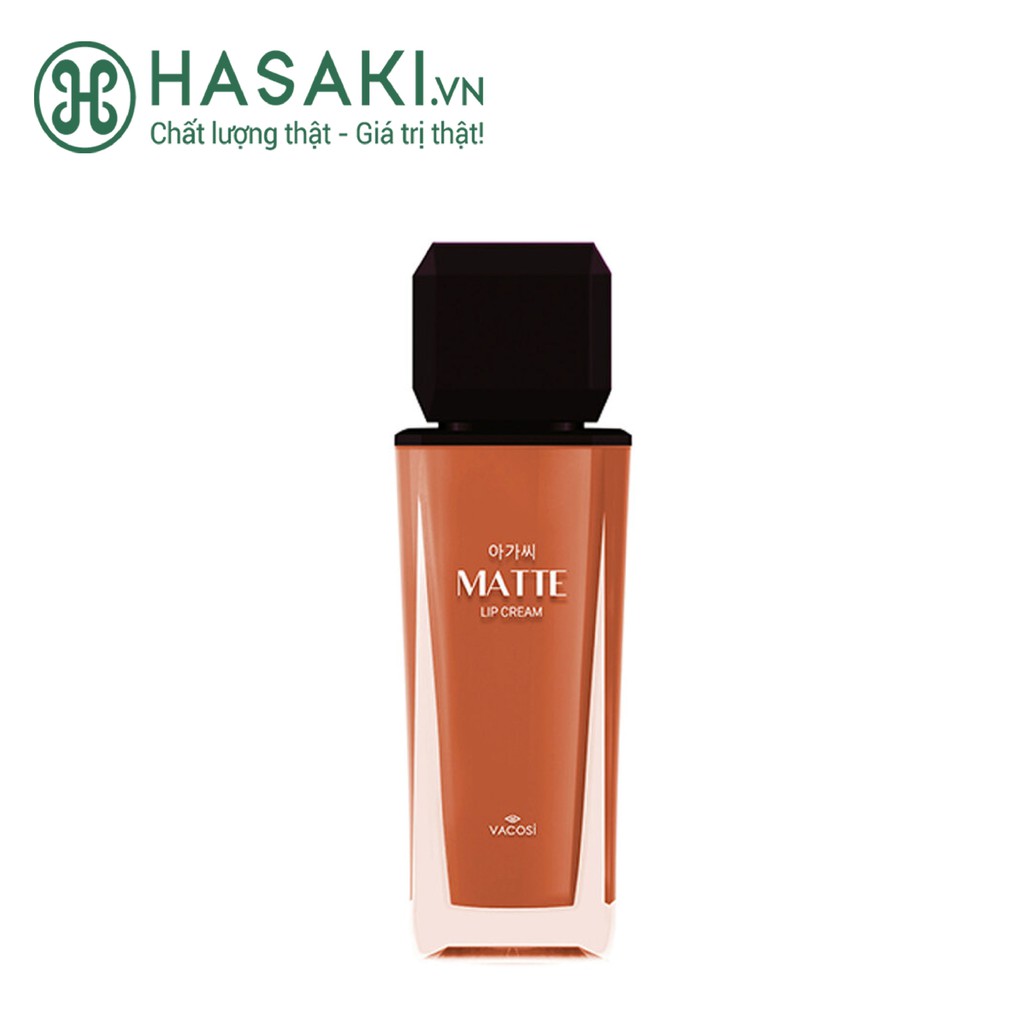 Son Kem Lì Vacosi Phiên Bản Summer 807 Cam Đào Matte Lip Cream Summer Collection 2021 - 807 Meadow 11.3g