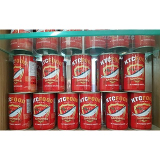 Combo 10 hộp cá mòi - Sardines sốt cà 155gr (lon cao)- Cá hộp xuất khẩu KTC FOOD - Kiên Giang