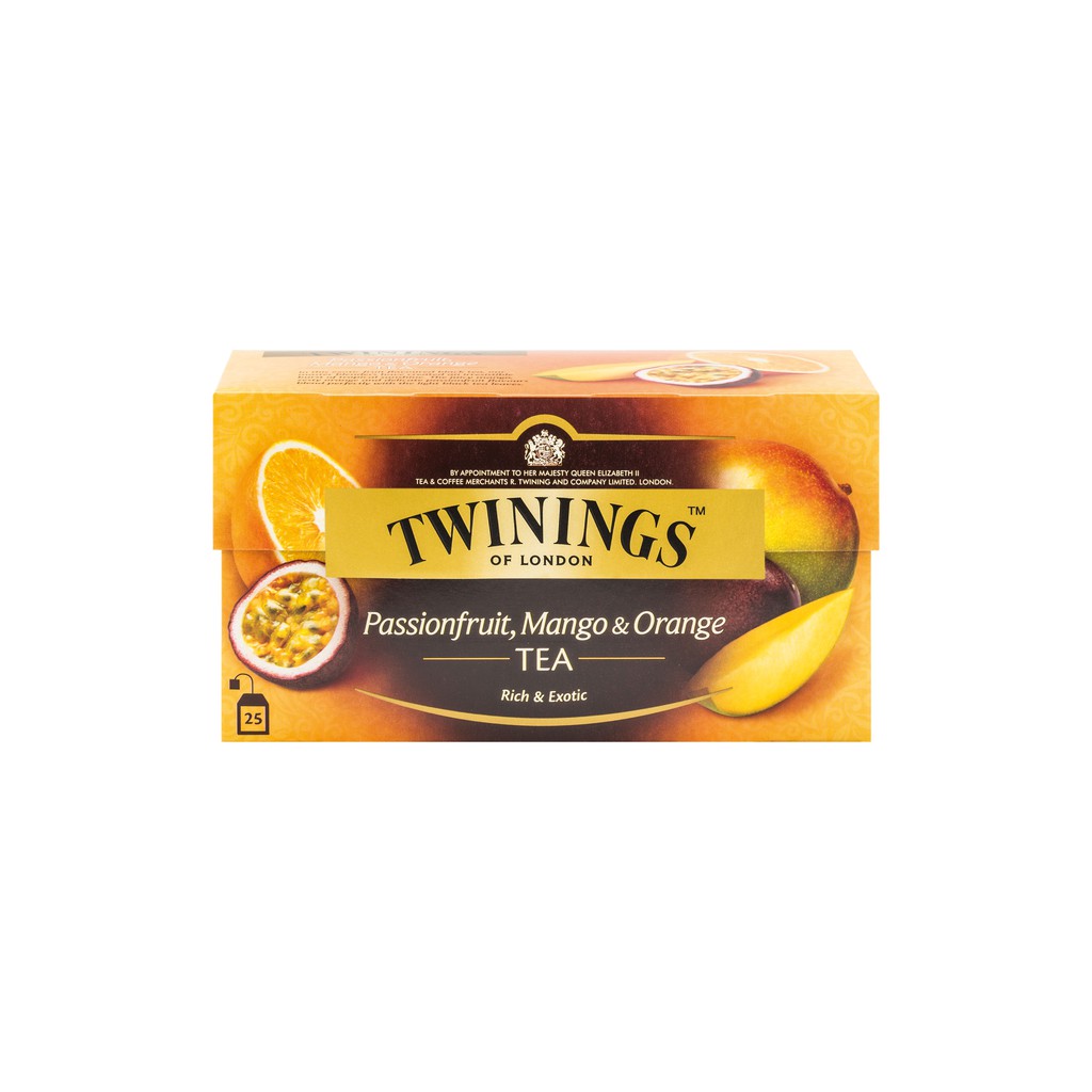 Trà đen Twinings Of London Passion Fruit Mango & Orange - Trà Chanh Dây, Cam & Xoài