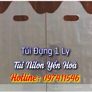 1kg túi đựng ly trà sữa (đựng 1ly/ 2ly ép ngăn)