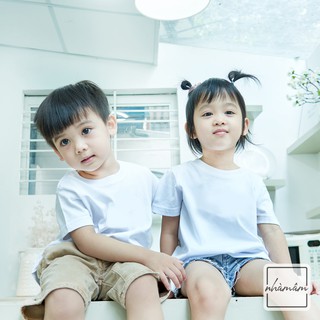 Áo Thun Trơn 100% cotton em bé ( Ảnh Thật )