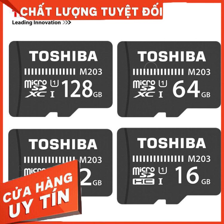 [Giá KM]  Thẻ nhớ 64GB Toshiba MicroSDHC Class 10 UHS-I 100MB/s hàng FPT - hàng chất lượng, giá tốt nhất TQ
