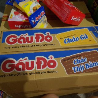 CHÁO ĂN LIỀN GẤU ĐỎ 50G