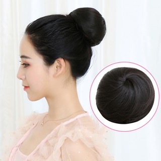 Tóc giả búi 😍freeship😍 tóc búi tròn củ tỏi z45