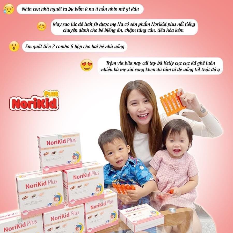 Siro NORIKID PLUS   hỗ trợ điều trị biếng ăn