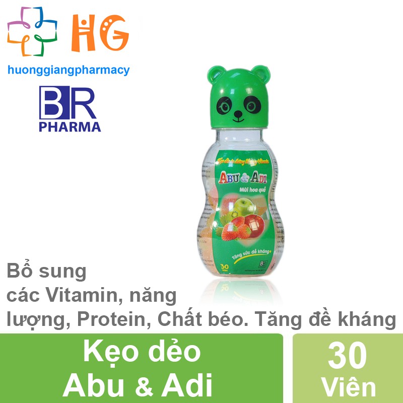 Kẹo dẻo Abu & Adi - Giúp bổ sung các Vitamin, Năng lượng, Protein, Chất béo