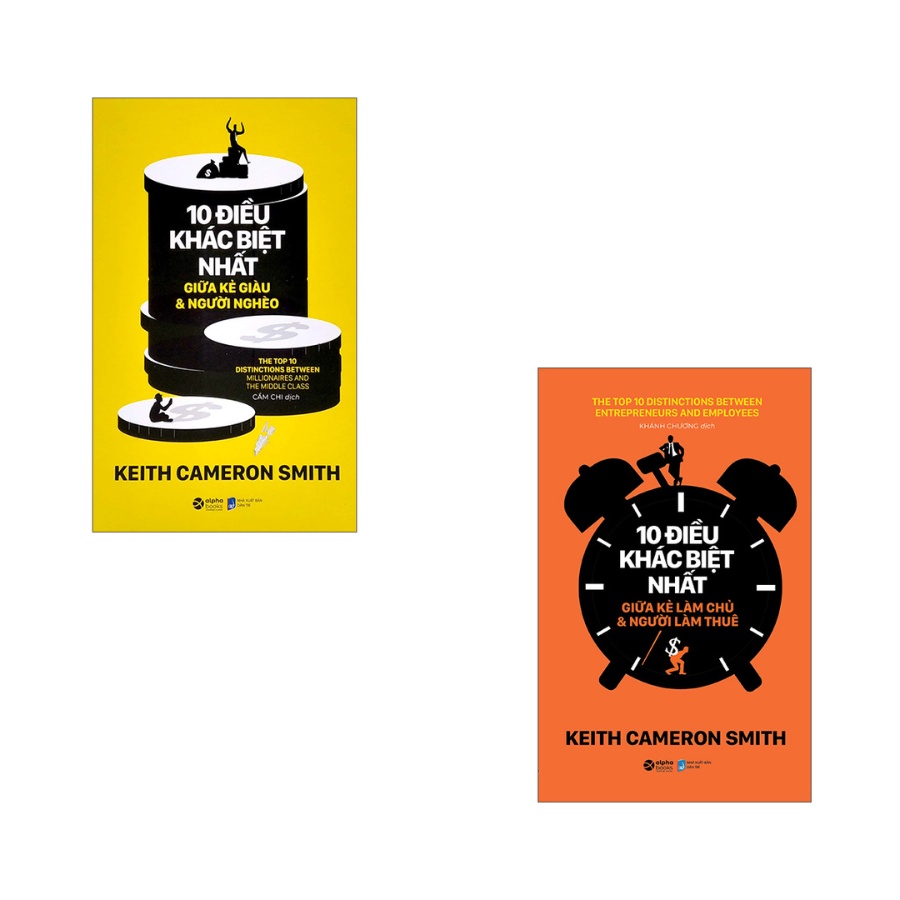 Sách - Combo 10 Điều Khác Biệt Nhất Giữa Kẻ Giàu Và Người Nghèo + Kẻ Làm Chủ Và Người Làm Thuê