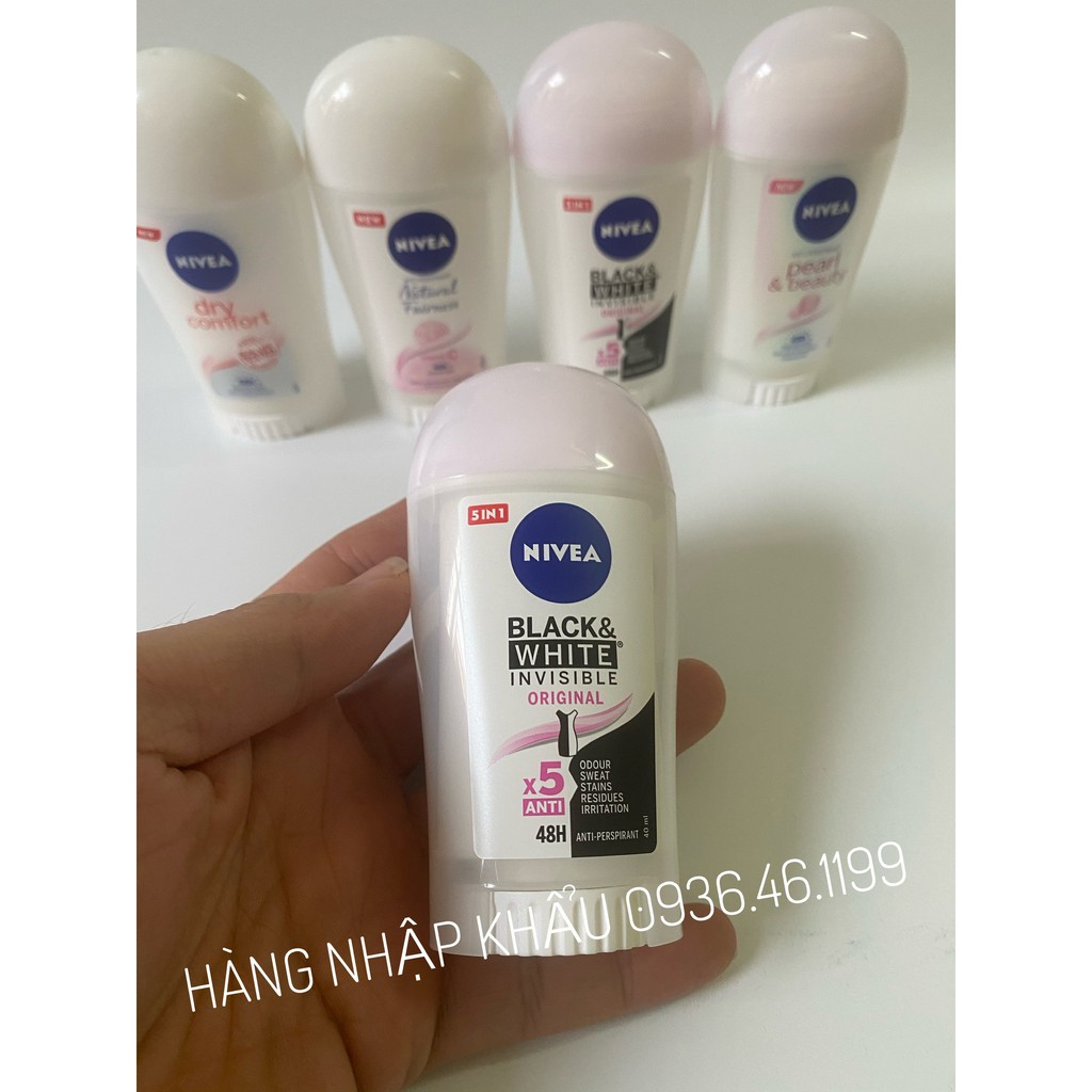 [Hàng Auth - Chọn mùi] Sáp lăn nách khử mùi Nivea 48h Nữ Đức 40g