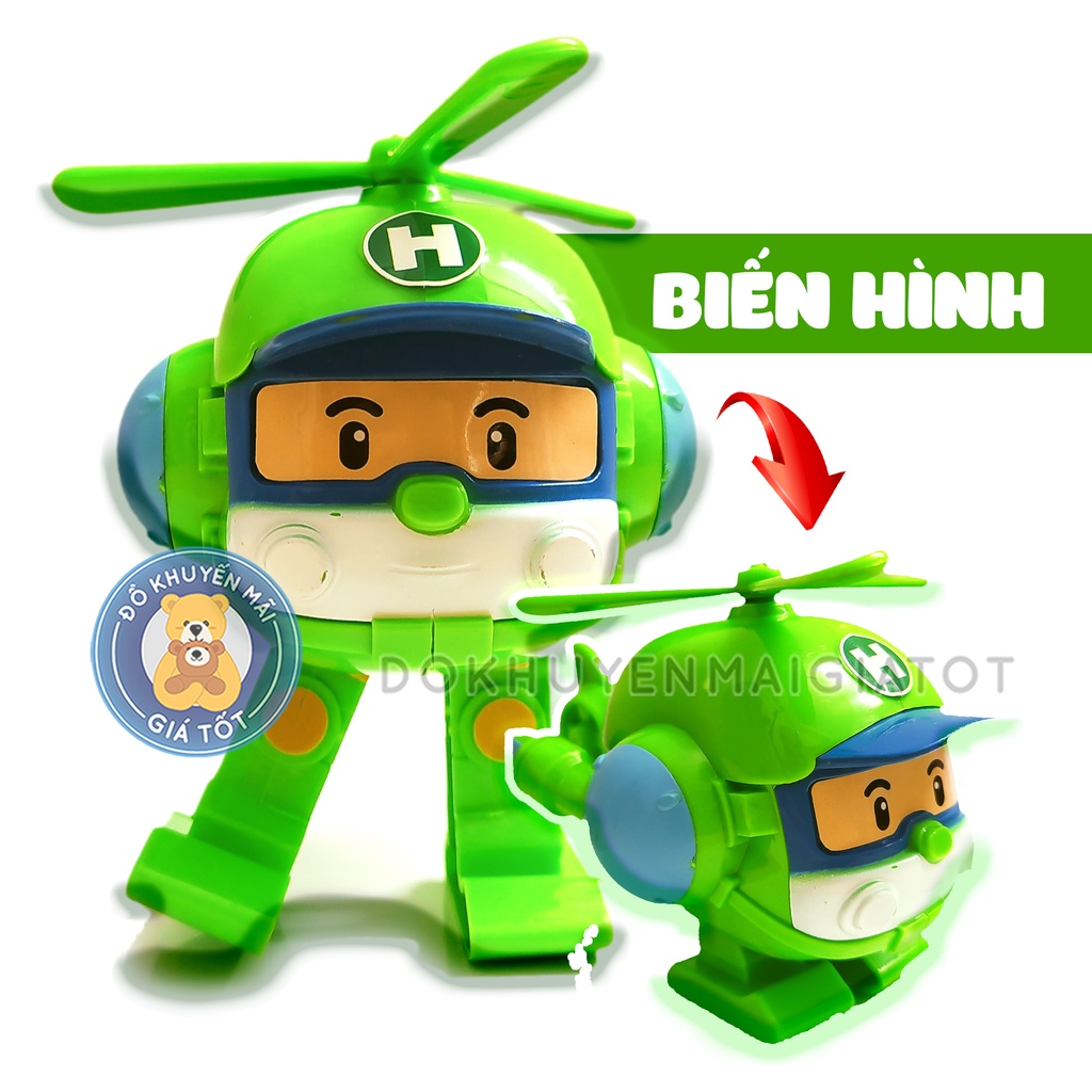 Xe Biến Hình RoBoCar Poli Cho Bé 9009- Đồ chơi biến hình