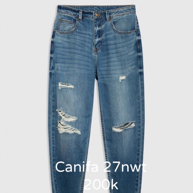 Quần Mom jeans Canifa
