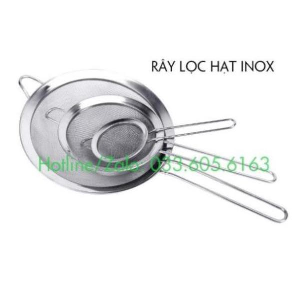 Vợt Rây lọc hạt chanh - Rây lọc trà - Rây lọc bột chất liệu Inox - Dụng cụ pha chế TV