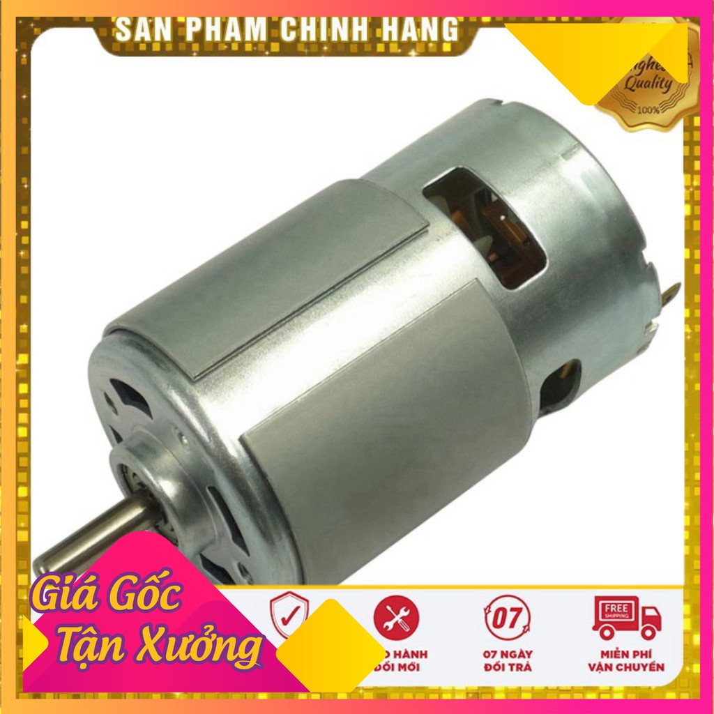 [ GIÁ HỦY DIỆT ]  Motor 775 12v -24v tốc độ 16000 vòng có bạc đạn - motor siêu bền cho dân diy chuyên nghiệp