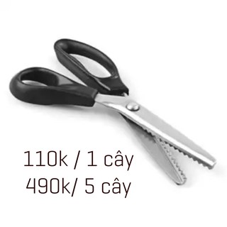 Kéo răng cưa 0.7mm, kéo cắt viền loại to