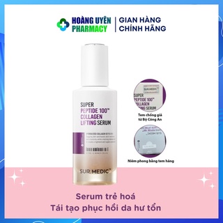 Serum trẻ hoá Sur Medic Super Peptide 100tm Collagen Lifting Serum 50ml (Sur.medic+)