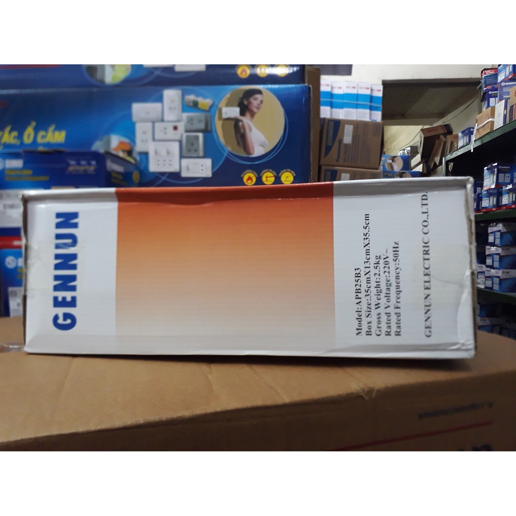 Quạt hút thông gió gắn tường Genun