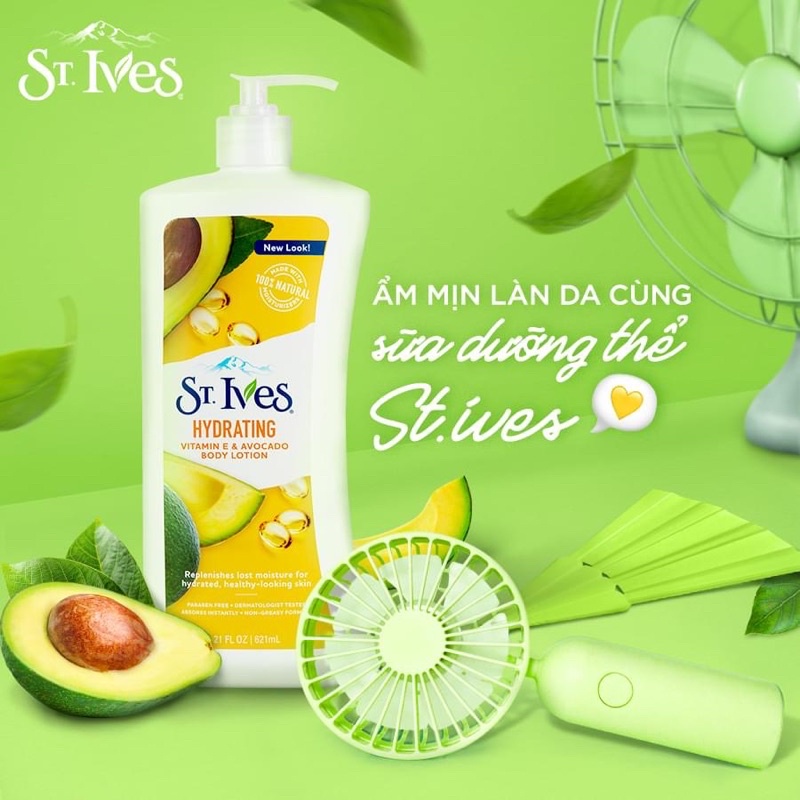 Sữa dưỡng thể St.Ives Bơ