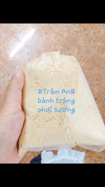 [FS50K] 1kg bánh tráng tron phơi sương dẻo + 100g hành phi loai 1+ 100g muối nhuyễn loại I