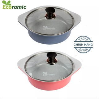 - Nồi đúc ceramic cao cấp 2 tay cầm 22 cm,dùng được bếp từ