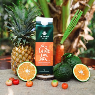 Nước ép le fruit mix carot, cam, dứa 1l