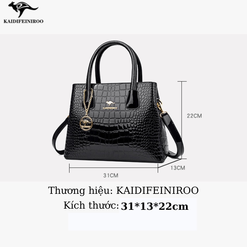 Túi xách nữ công sở to da bò cao cấp hàng hiệu đẹp rẻ đeo chéo Hàn Quốc Size 31cm KD39  Kaidio.