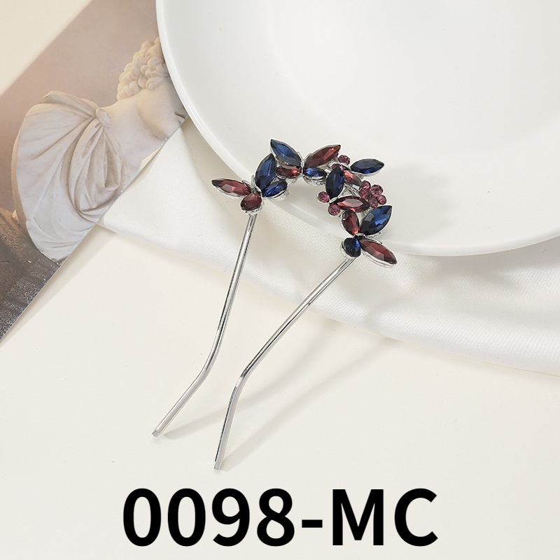 Lược Cài Tóc Chữ U Đính Pha Lê Hình Bướm Thời Trang Cho Nữ