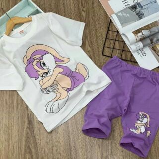 Combo 4 bộ cotton dành cho bé gái
