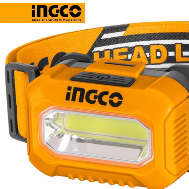Đèn pin đội đầu dùng pin tiểu AAA 1.5V INGCO HHL013AAA5 độ sáng 100 lumen