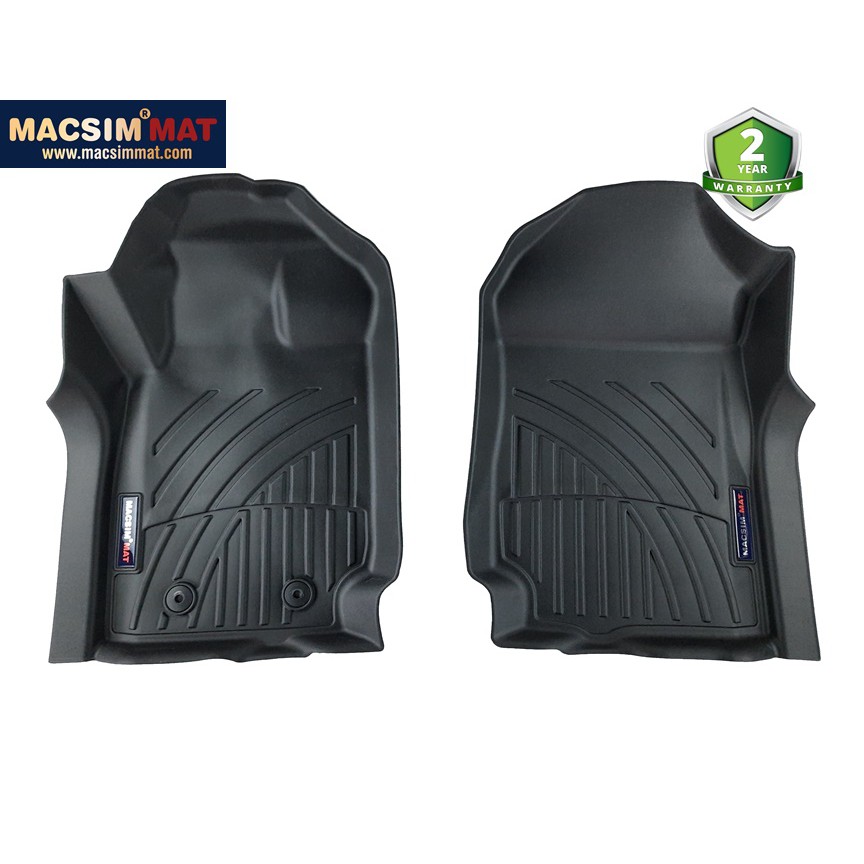Thảm lót sàn ô tô Ford Ranger Raptor Nhãn hiệu Macsim chất liệu nhựa TPV cao cấp màu đen