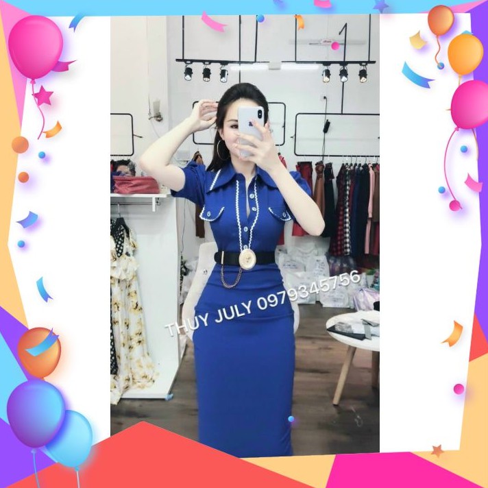 Đầm body chất liệu thoáng mát cao cấp phù hợp dự tiệc công sở dạo phố trẻ trung thời trang luty_shop90 ms420