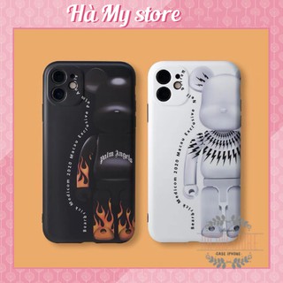 Ốp Lưng IPhone Viền Vuông Hình Gấu BearBrick siêu cute 6/6plus/7plus/8/8plus/x/xs/11/11promax12/pro/max/plus/promax