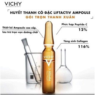 DƯỠNG CHẤT SÁNG DA VICHY 𝑳𝒊𝒇𝒕𝒂𝒄𝒕𝒊𝒗 𝑨𝒎𝒑𝒐𝒖𝒍𝒆𝒔 𝑷𝒆𝒑𝒕𝒊𝒅𝒆-𝑪 TÁCH LẺ