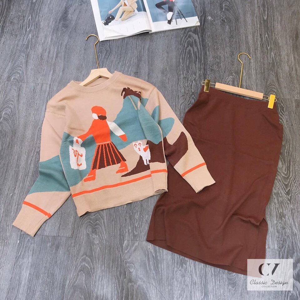 {FREE SHIP} ĐẦM LEN 3 MÀU BIGSIZE 50-85kg (Tuỳ số đo) (Có video) | BigBuy360 - bigbuy360.vn