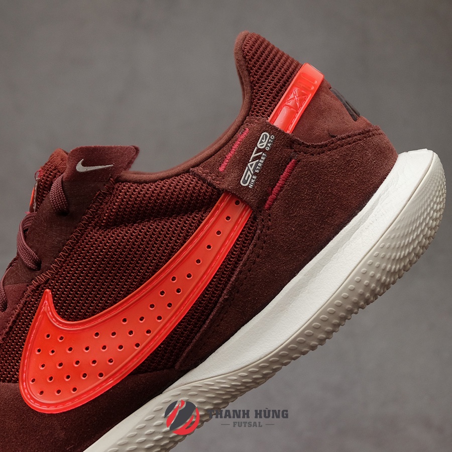 GIÀY ĐÁ BÓNG CHÍNH HÃNG NIKE STREET GATO - DC8466-266 - ĐỎ BORDEAUX