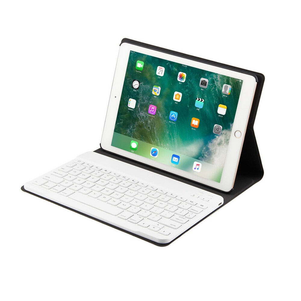 For iPad Air 1 2 6th 5th 9.7 Inch 2017 2018 Smart Bluetooth Keyboard + Stand Case Cover