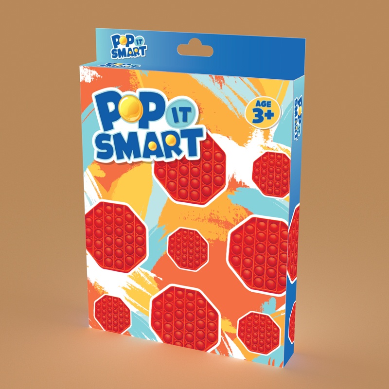 Đồ Chơi Pop It Smart Hình Bát Giác OTG/POP01/RED - Màu Đỏ