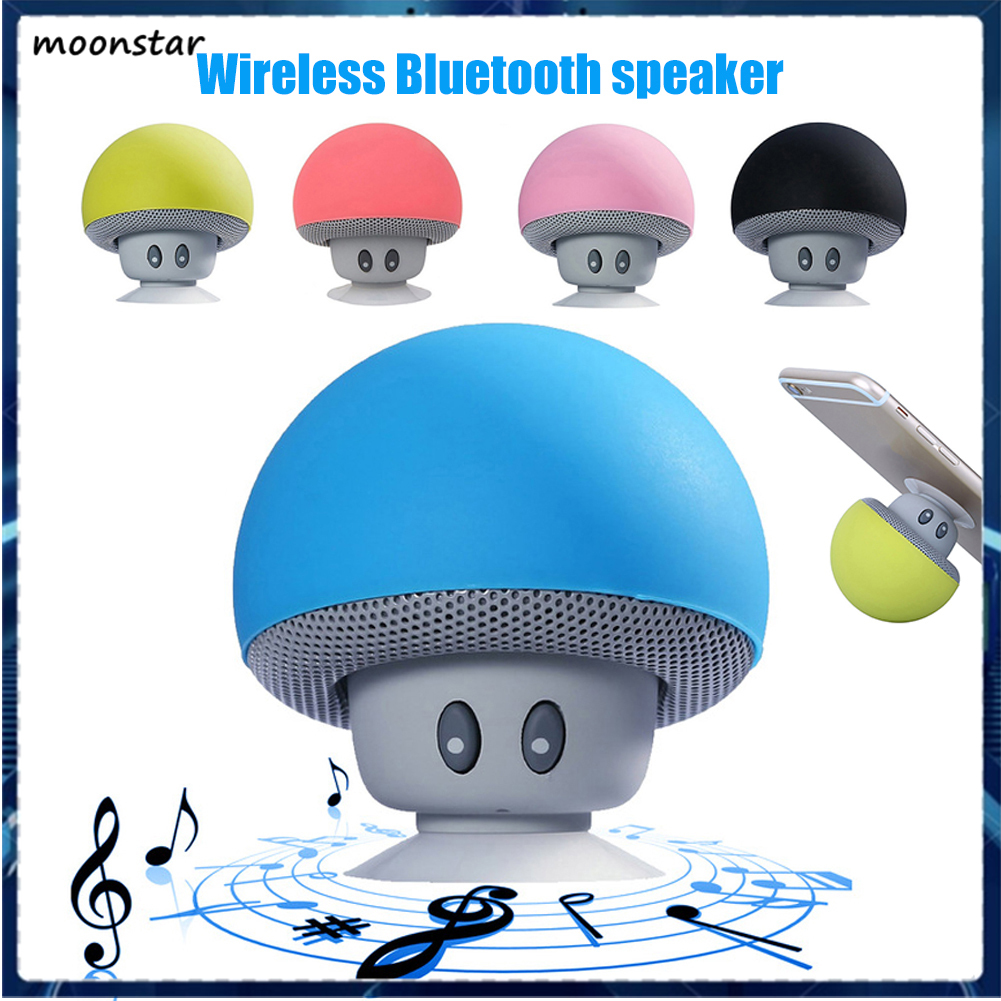 Loa Bluetooth Không Dây Hình Cây Nấm Có Giác Hút