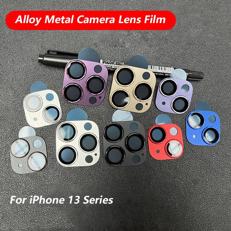Miếng Dán Bảo Vệ Ống Kính Máy Ảnh Bằng Hợp Kim Nhôm Cho Iphone 13 Pro Max