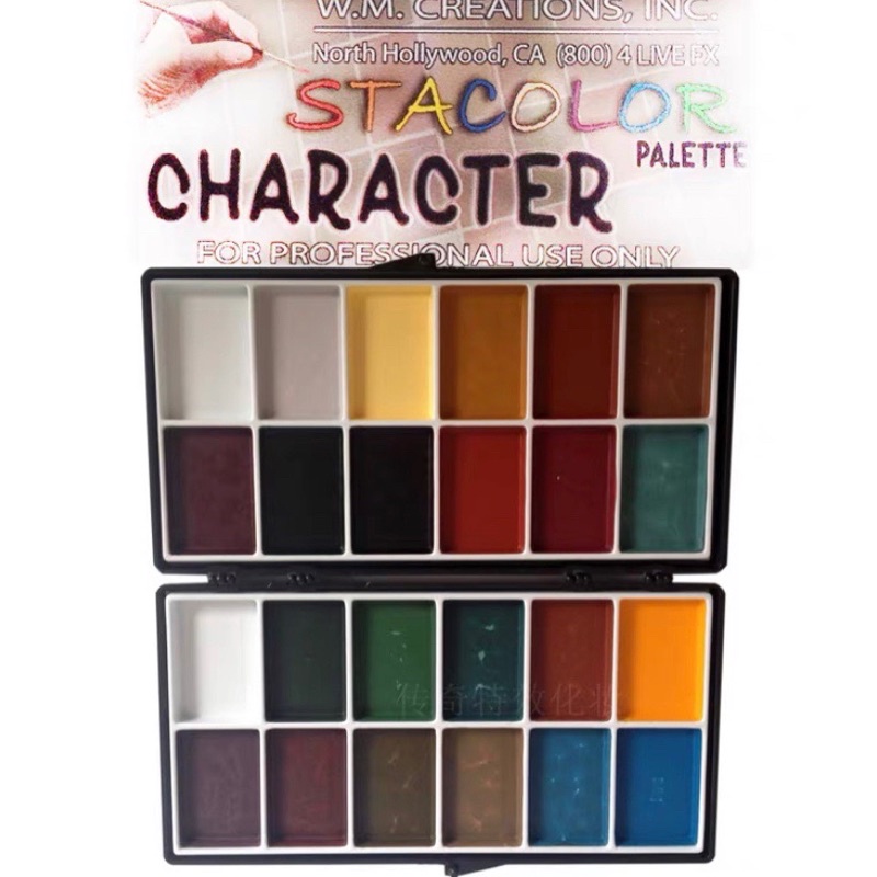 MÀU CHUYÊN DỤNG CHO HOÁ TRANG MAKEUP, KHÔNG THẤM NƯỚC VÀ MỒ HÔI ( SỬ DỤNG ĐƯỢC VỚI MÁY PHUN NỀN ) | BigBuy360 - bigbuy360.vn