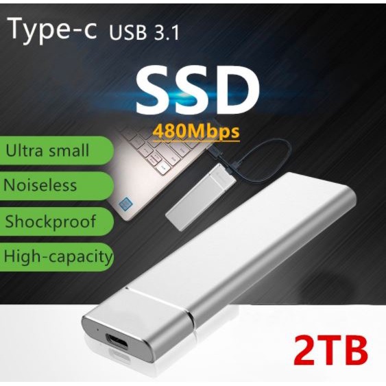 Ổ Cứng Ssd Nhỏ Gọn Dung Lượng 2tb 1t 500g