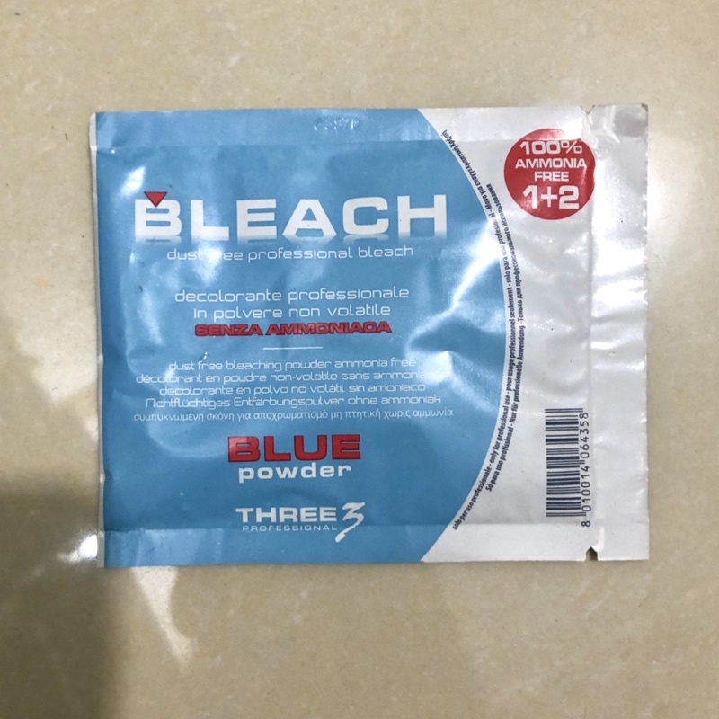 BỘT TẨY TÓC FAIPA BLEACH BLUE POWDER Ý GÓI 25g + OXY