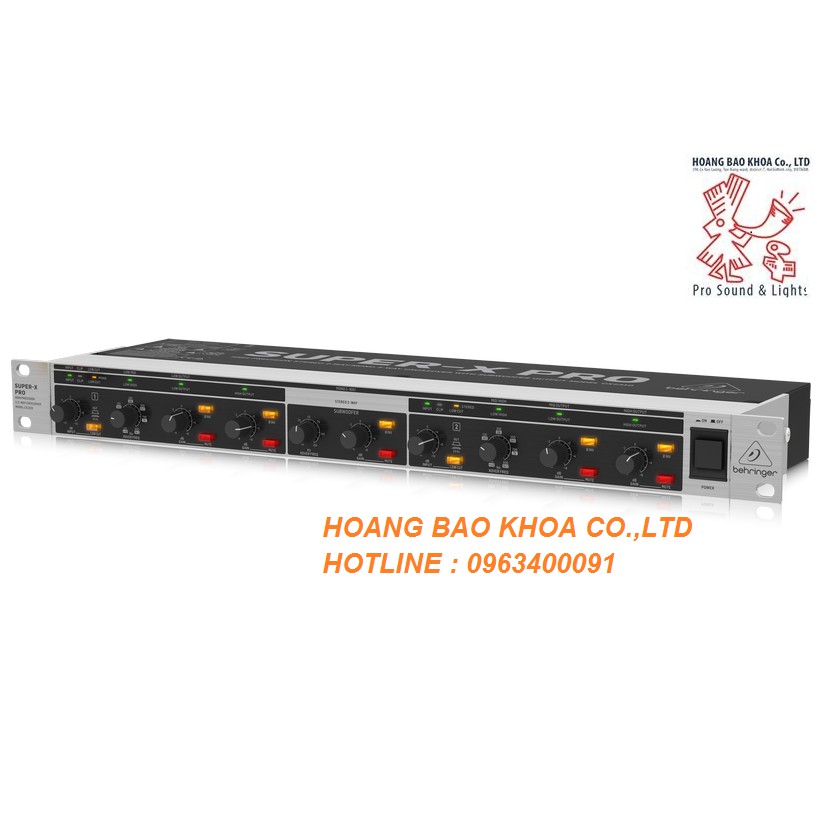 Thiết bị phân tần Behringer CROSSOVERS CX2310 Stereo 2Way Mono 3Way Crossover