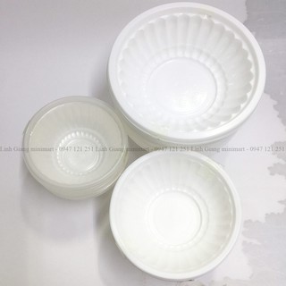 10 Bát nhựa ăn 1 lần Bát nhựa du lịch bát giấy dùng 1 lần