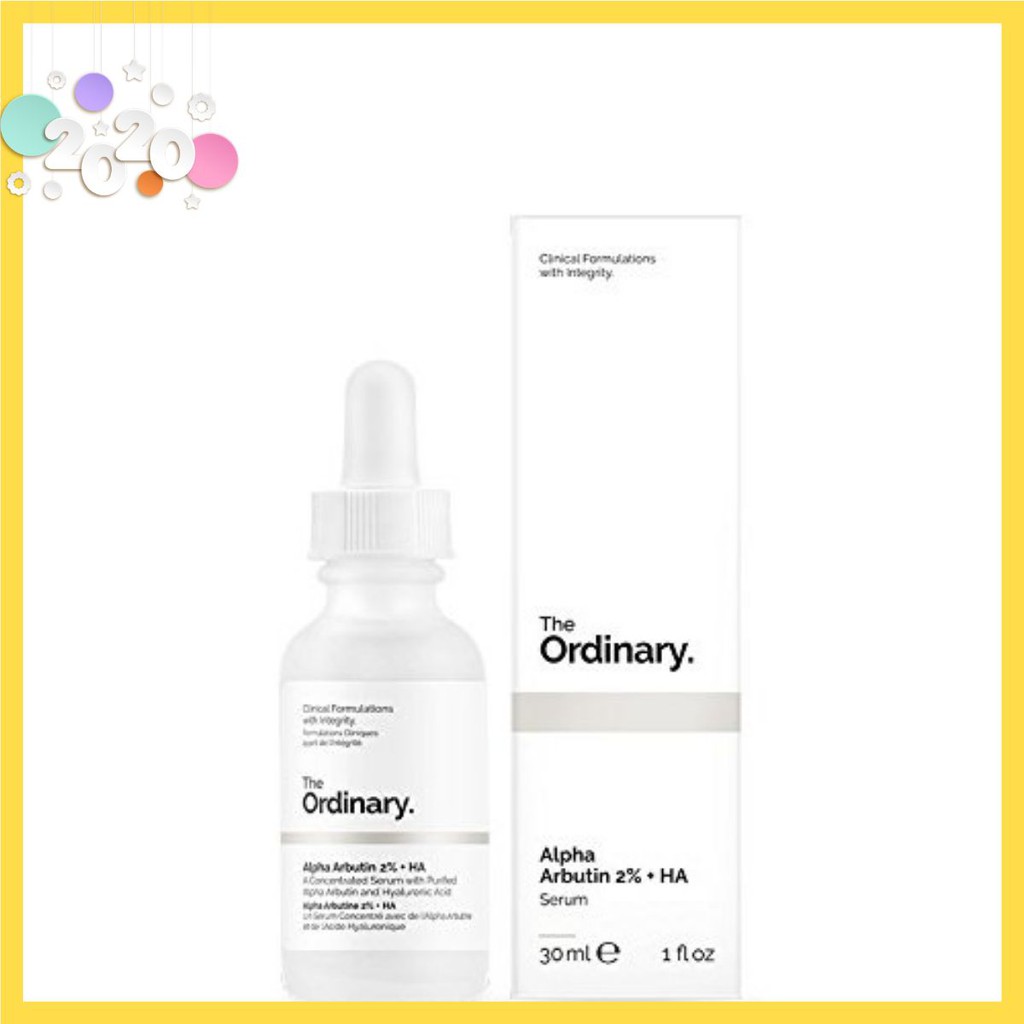 [ĐẠI TIỆC SALE] Tinh chất dưỡng trắng Alpha Arbutin 2% + HA - The Ordinary [FLASH SALE]