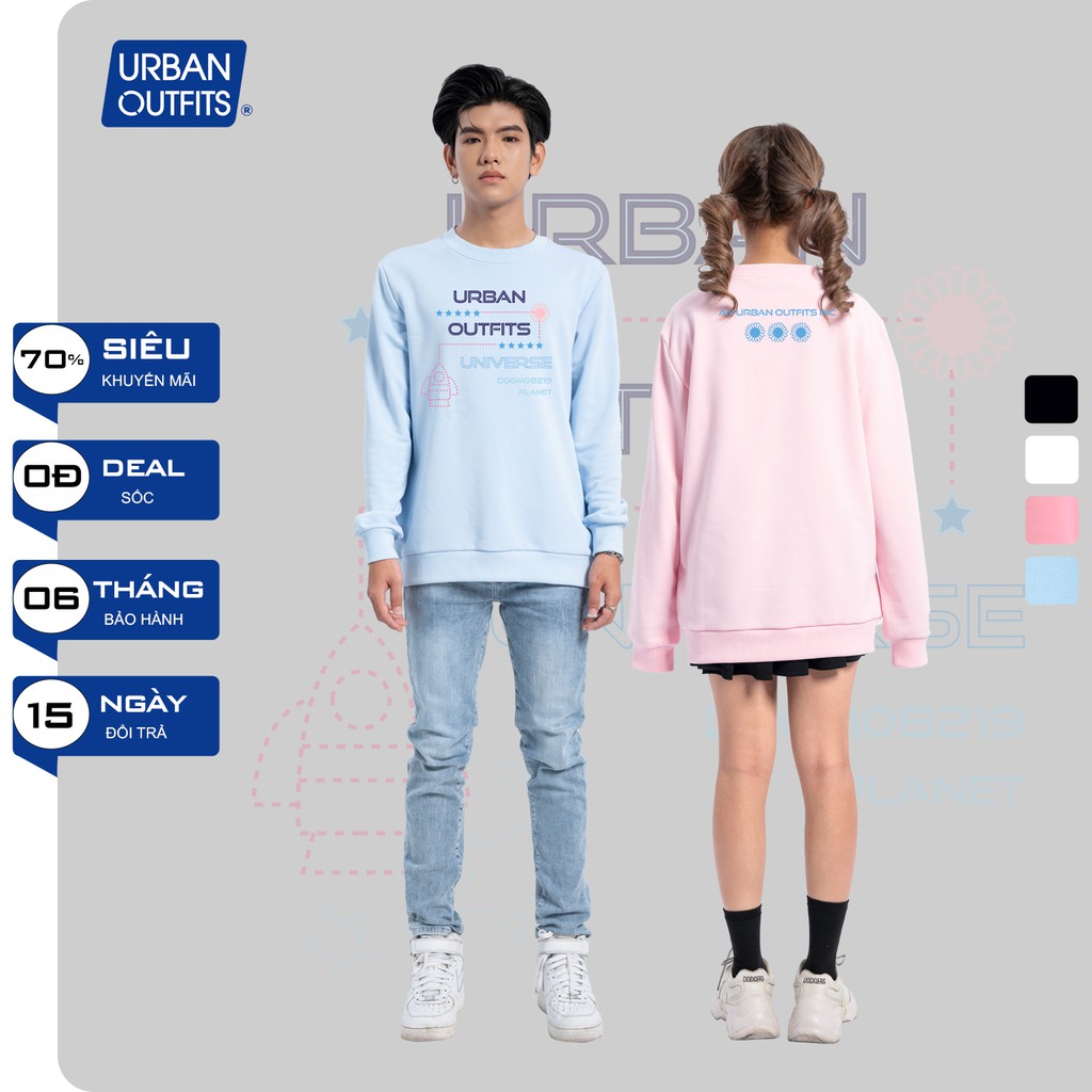 Áo Sweater Form Rộng Nam Nữ URBAN OUTFITS In Universe DO6M08219 Planet SWO41 Thun Cotton Nỉ 4 Chiều Local Brand | BigBuy360 - bigbuy360.vn