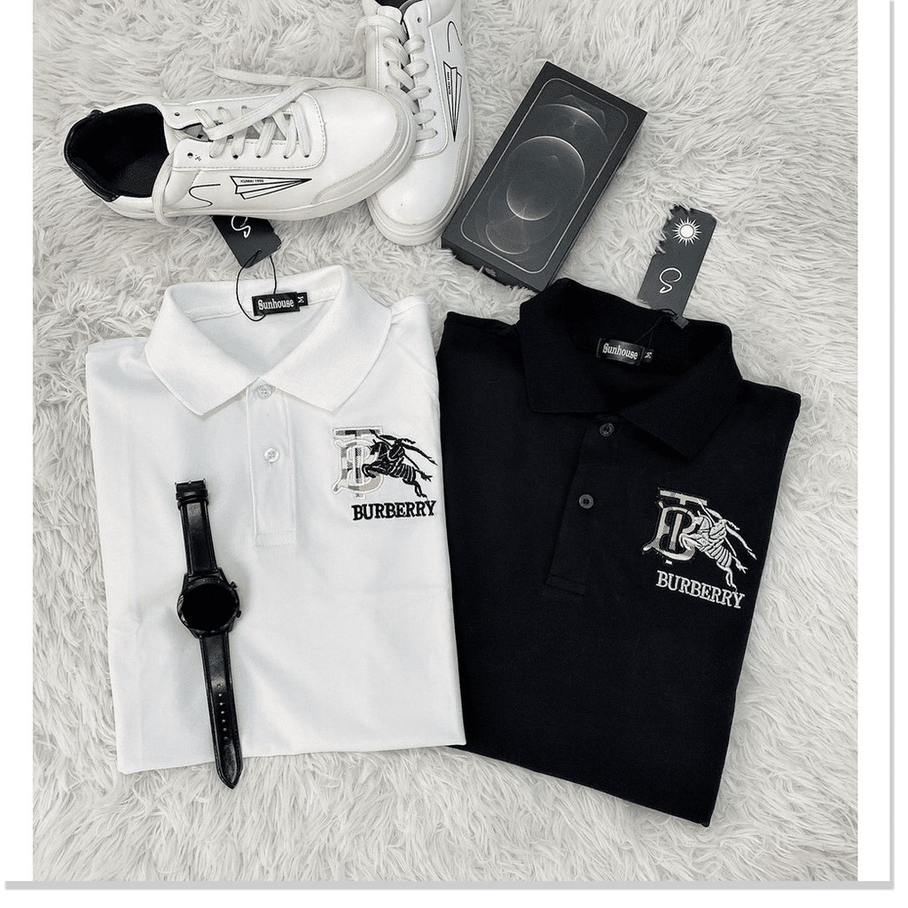 Áo Thun Nam Tay Ngắn Thêu Họa Tiết Lịch Lãm, Sang Trọng HP