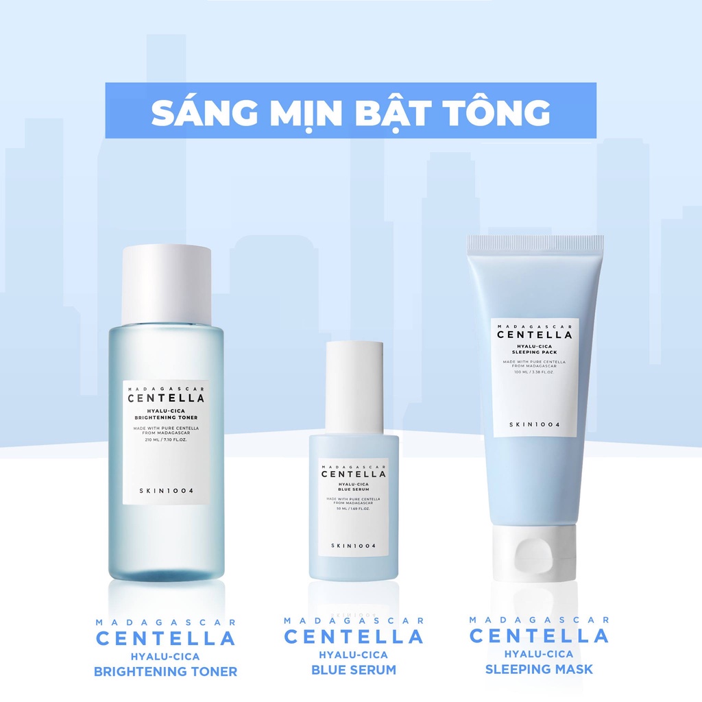 Bộ Sản Phẩm Dưỡng Ẩm, Làm Sáng Da Skin1004 Madagascar Centella Hyalu Cica