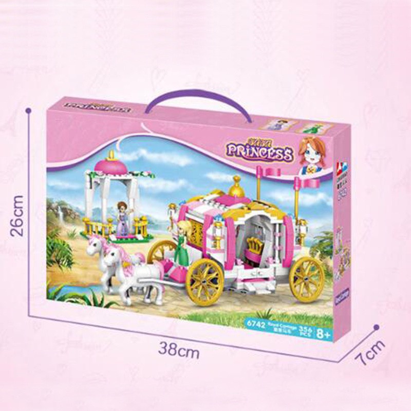 BỘ ĐỒ CHƠI XẾP HÌNH LÂU ĐÀI CÔNG CHÚA FRIENDS, XẾP HÌNH LÂU ĐÀI